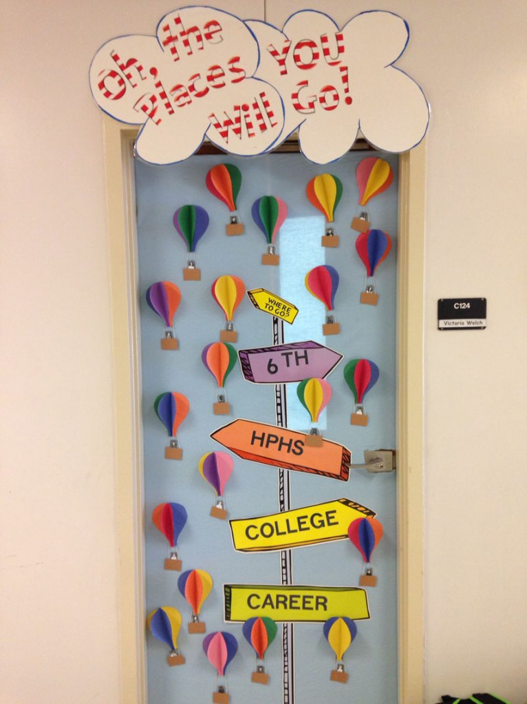 Dr. Seuss door for fifth grade