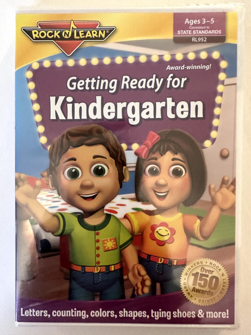 DVD Getting Ready for Kindergarten Rock N Learn Ages - Letters