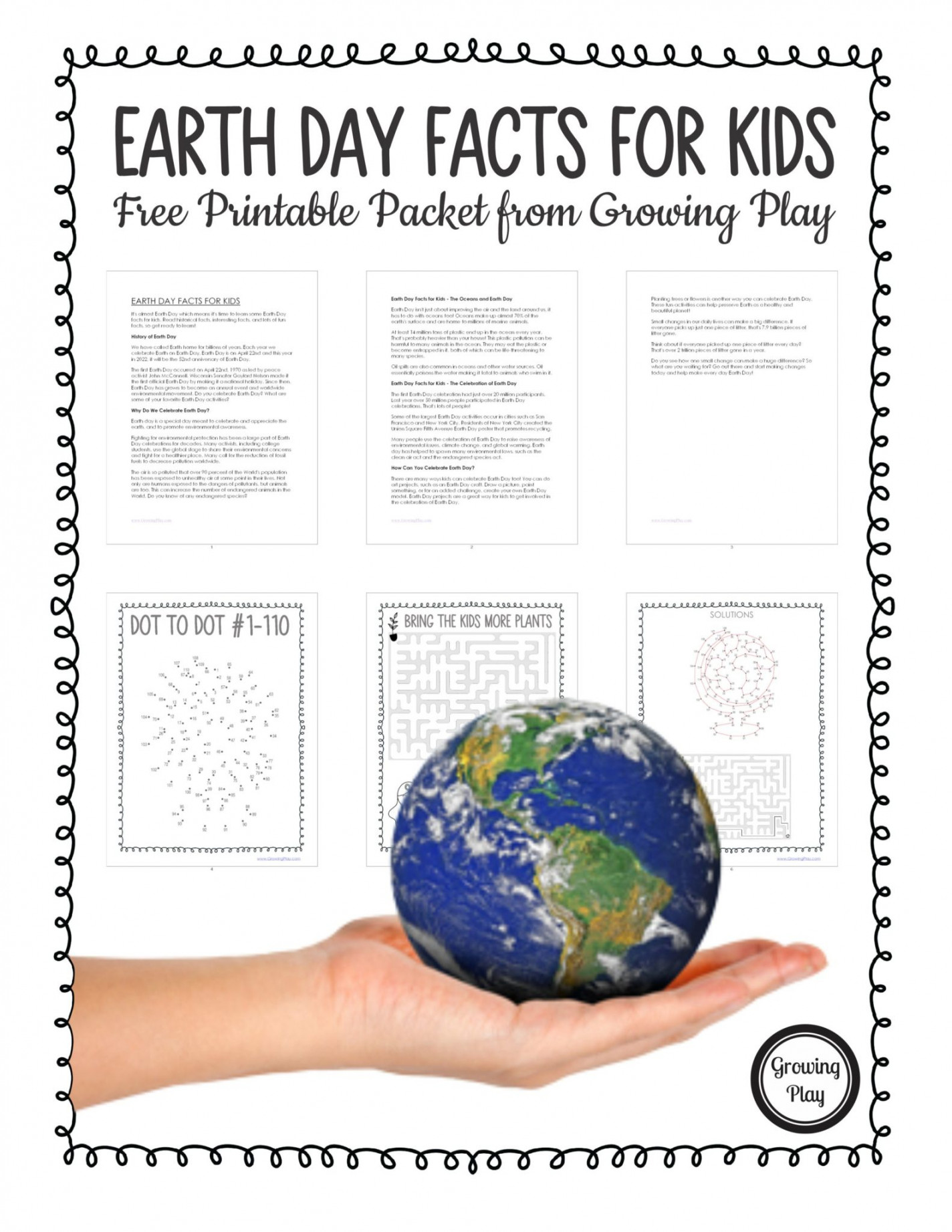 Earth Day Facts for Kids - Growing Play