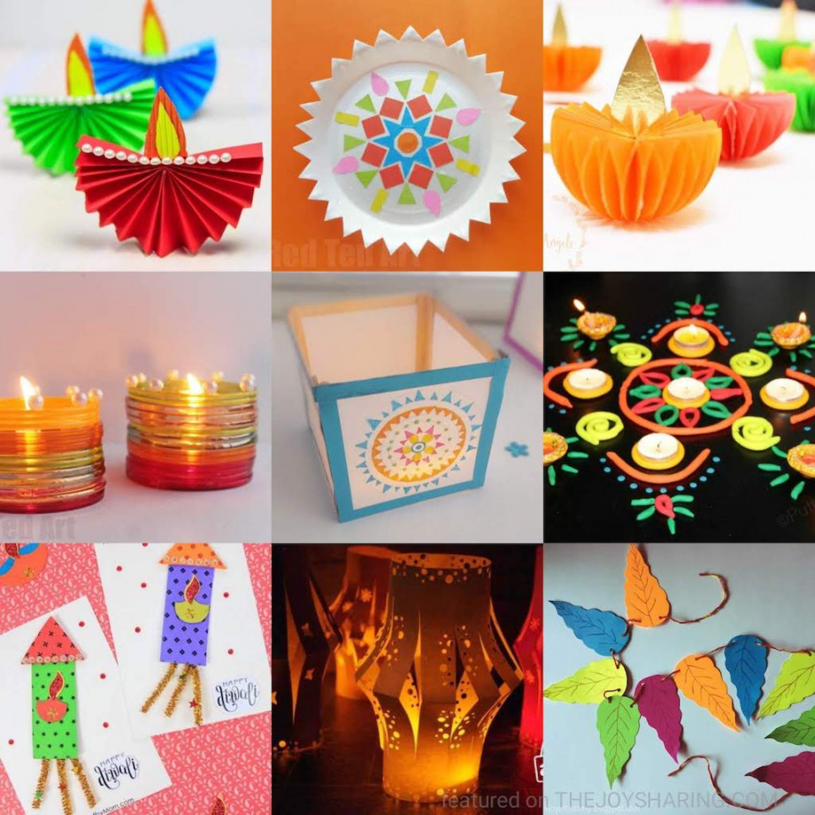 Easy Diwali Crafts for Kids - The Joy of Sharing