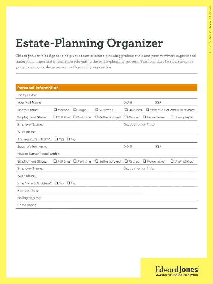 Estate planning template: Fill out & sign online  DocHub