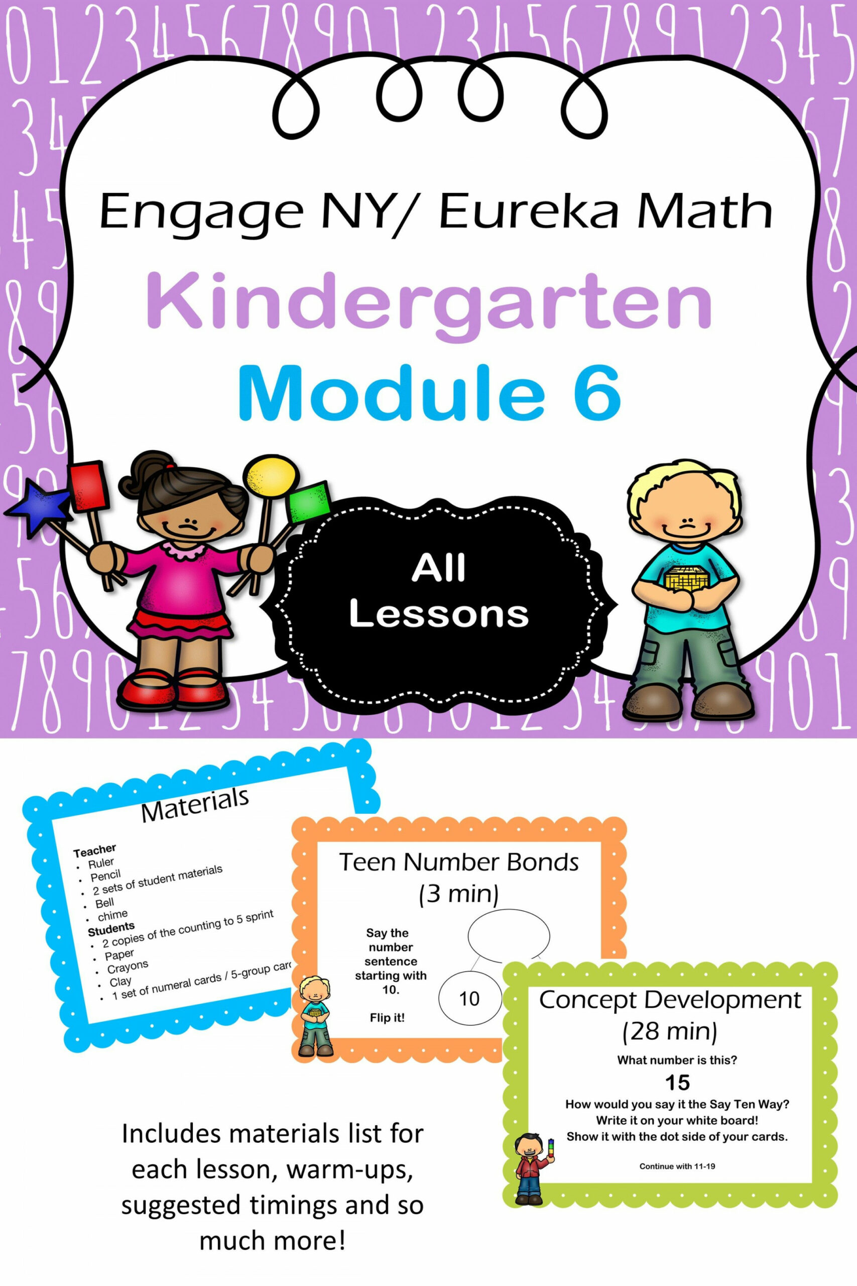 Eureka Math Kindergarten Module  Complete Set  Eureka math