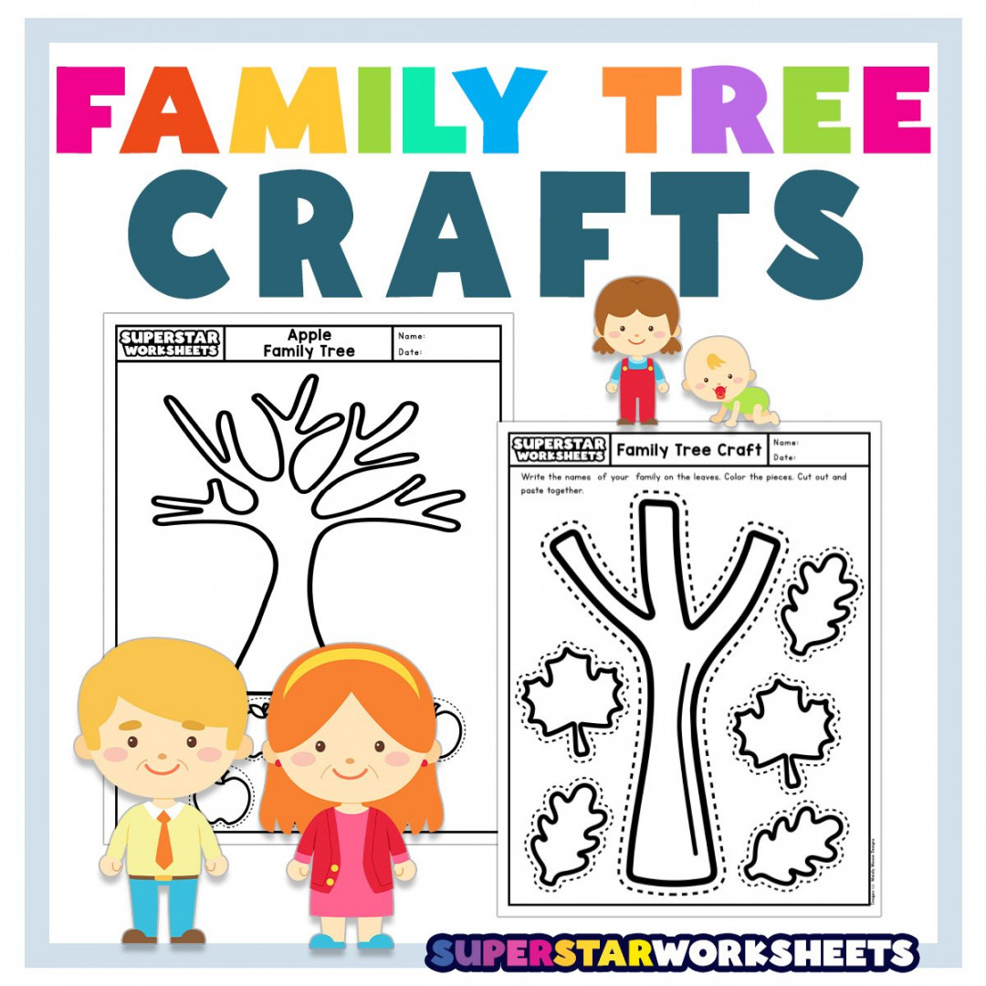 Family Tree Craft - Superstar Worksheets