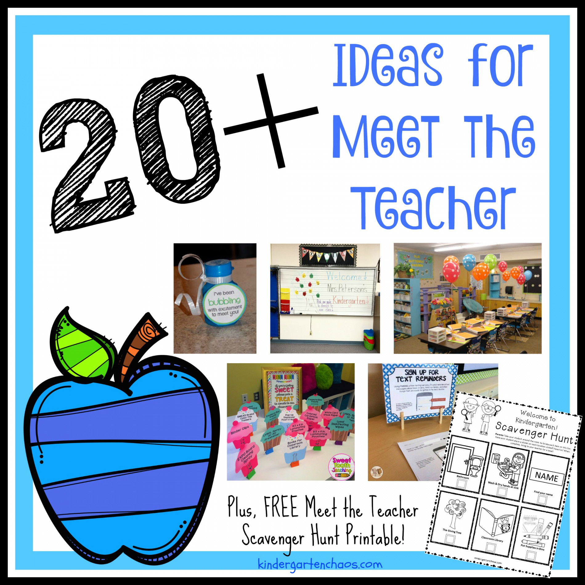 + Fantastic & Easy Ideas for Meet the Teacher Night