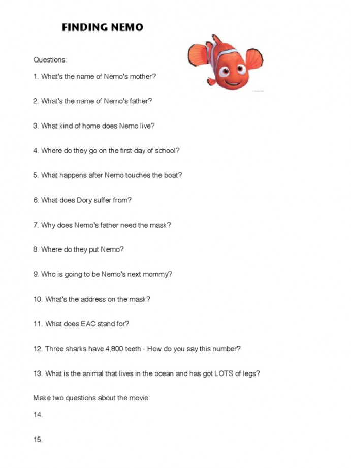 Finding Nemo  PDF