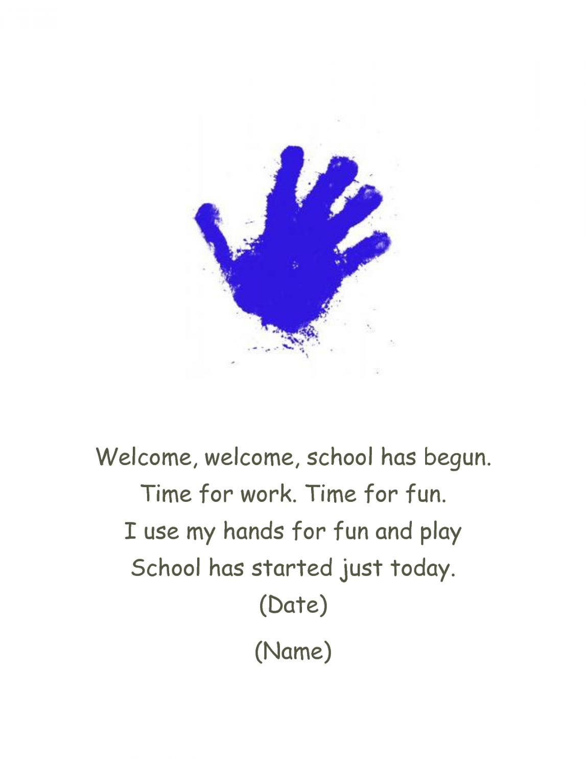 First week of preschool  Poems about school, Preschool first day