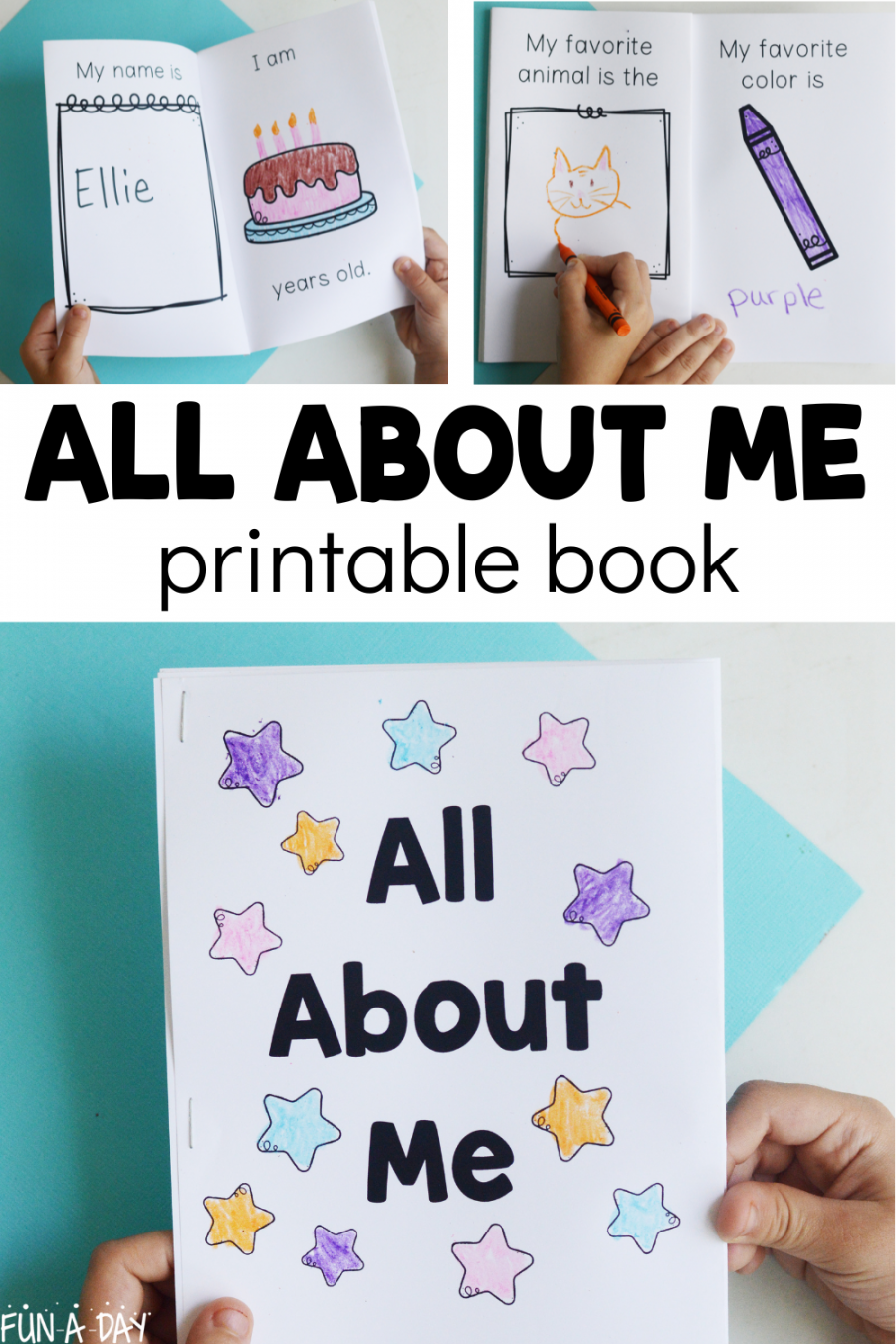 Free All About Me Printable Book - Fun-A-Day!