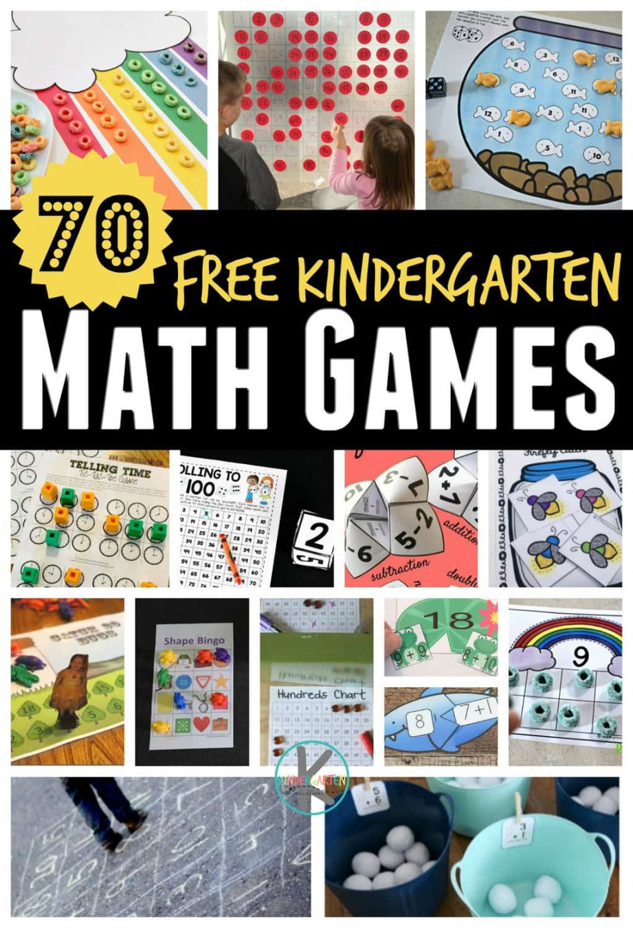 FREE Kindergarten Math Games