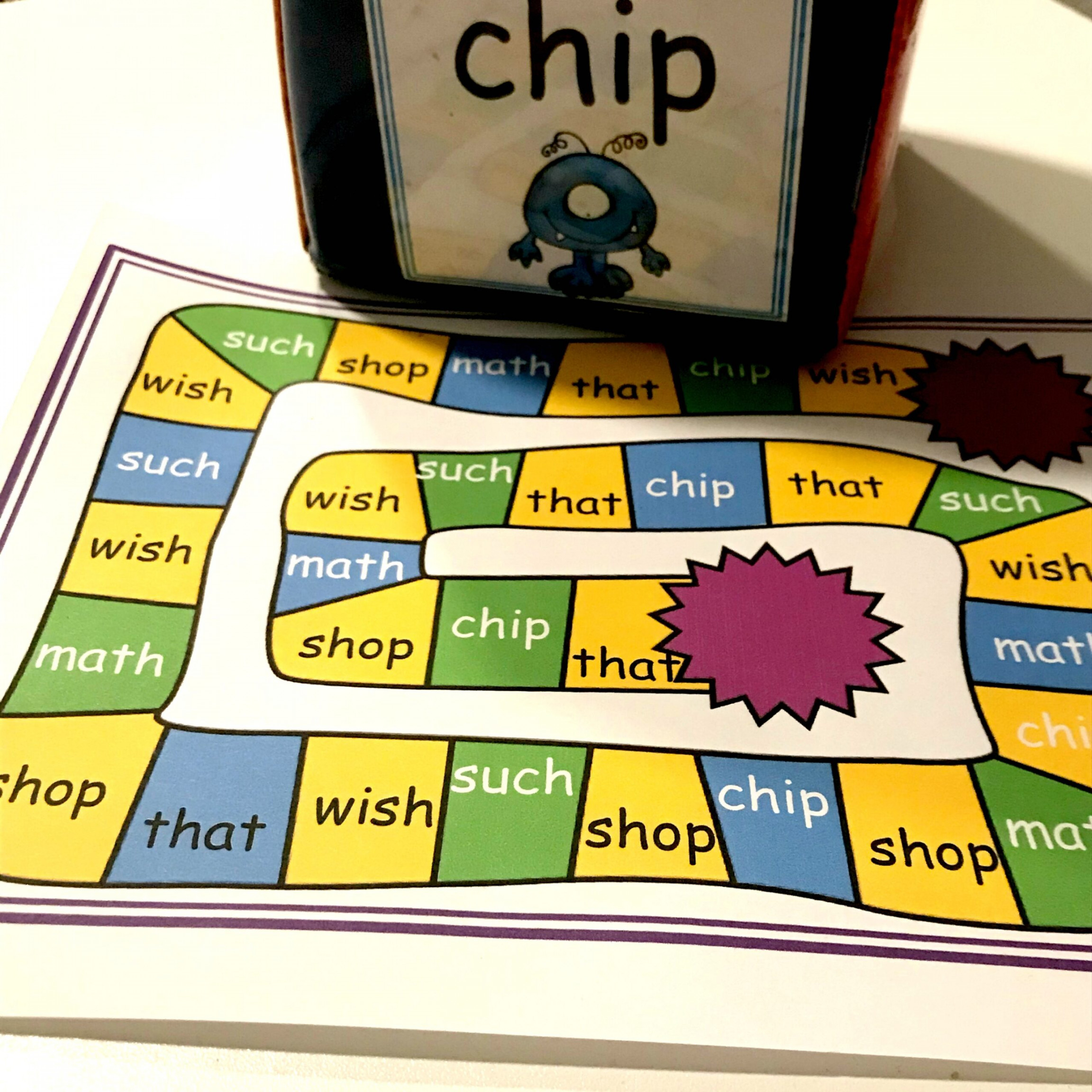 FREE Printable Ch Sh Th Digraph Games