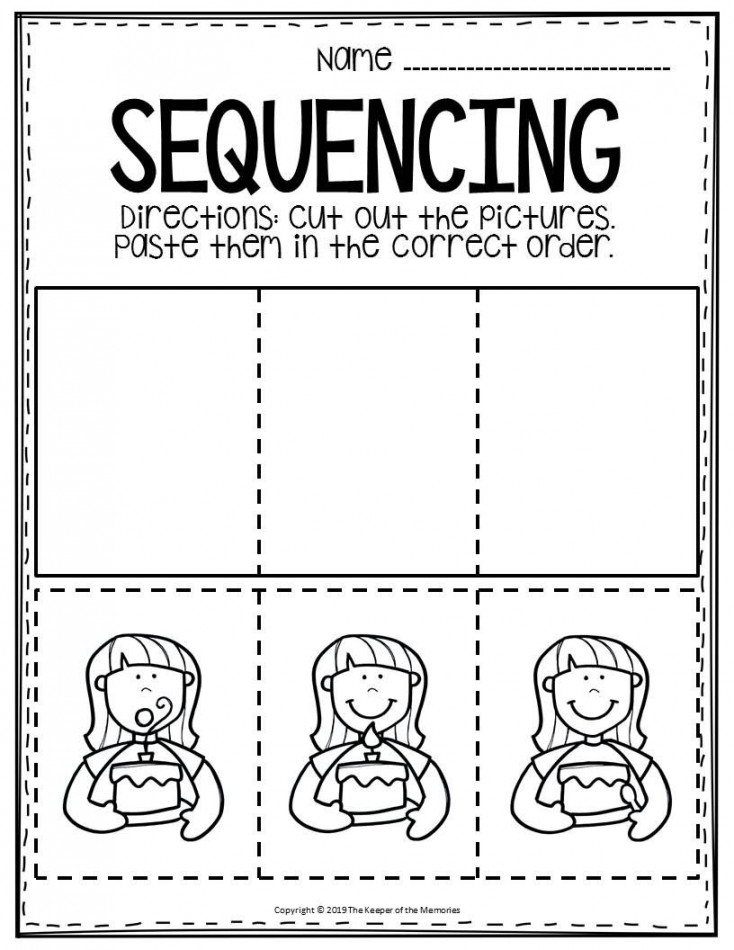 Free Printable Sequence of Events Worksheets  Sequencing