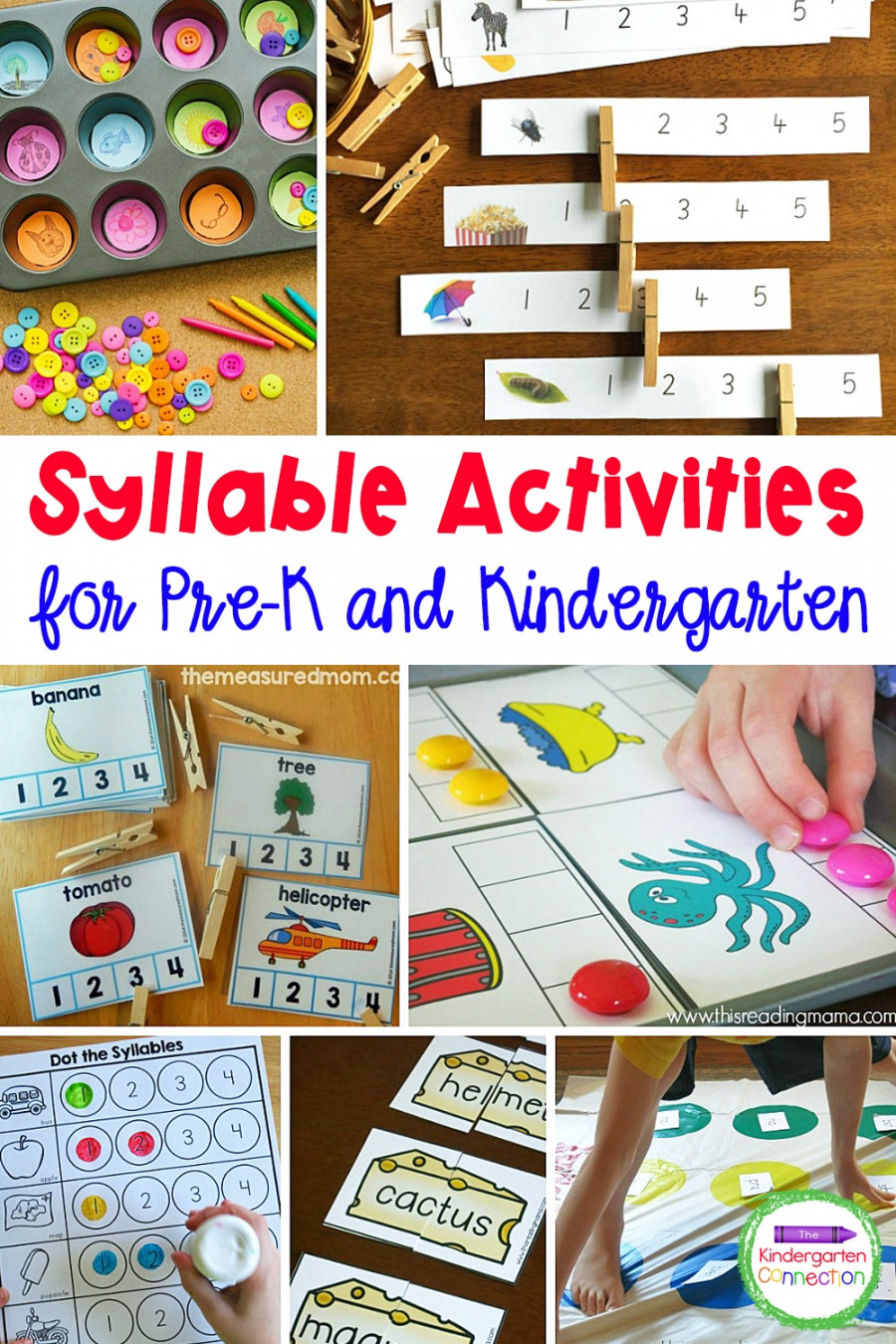 Fun, Hands-On Syllable Activities for Early Readers