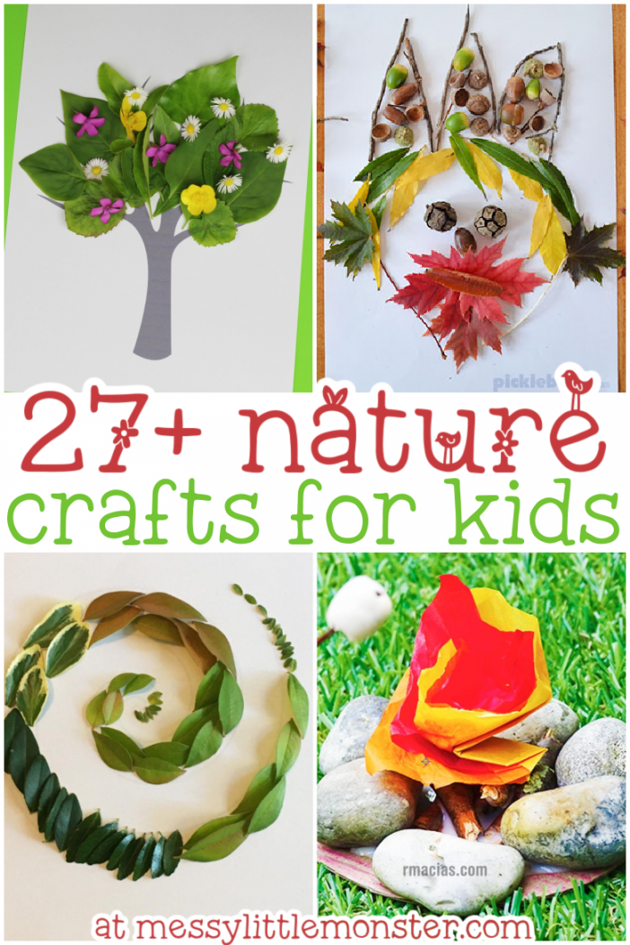 Fun Nature Crafts for Kids - Messy Little Monster