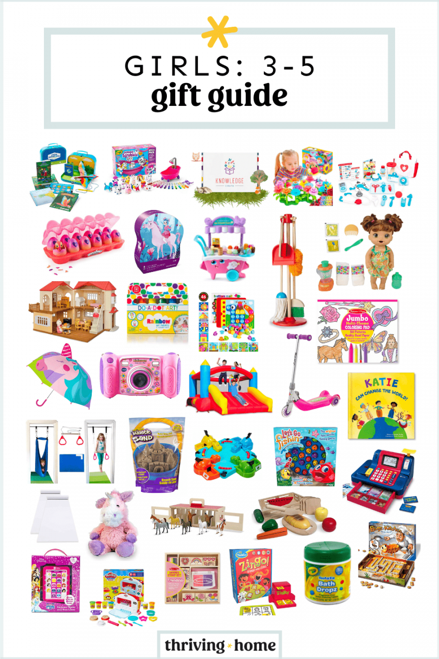 Gift Guide for Preschool Girls (Ages -)