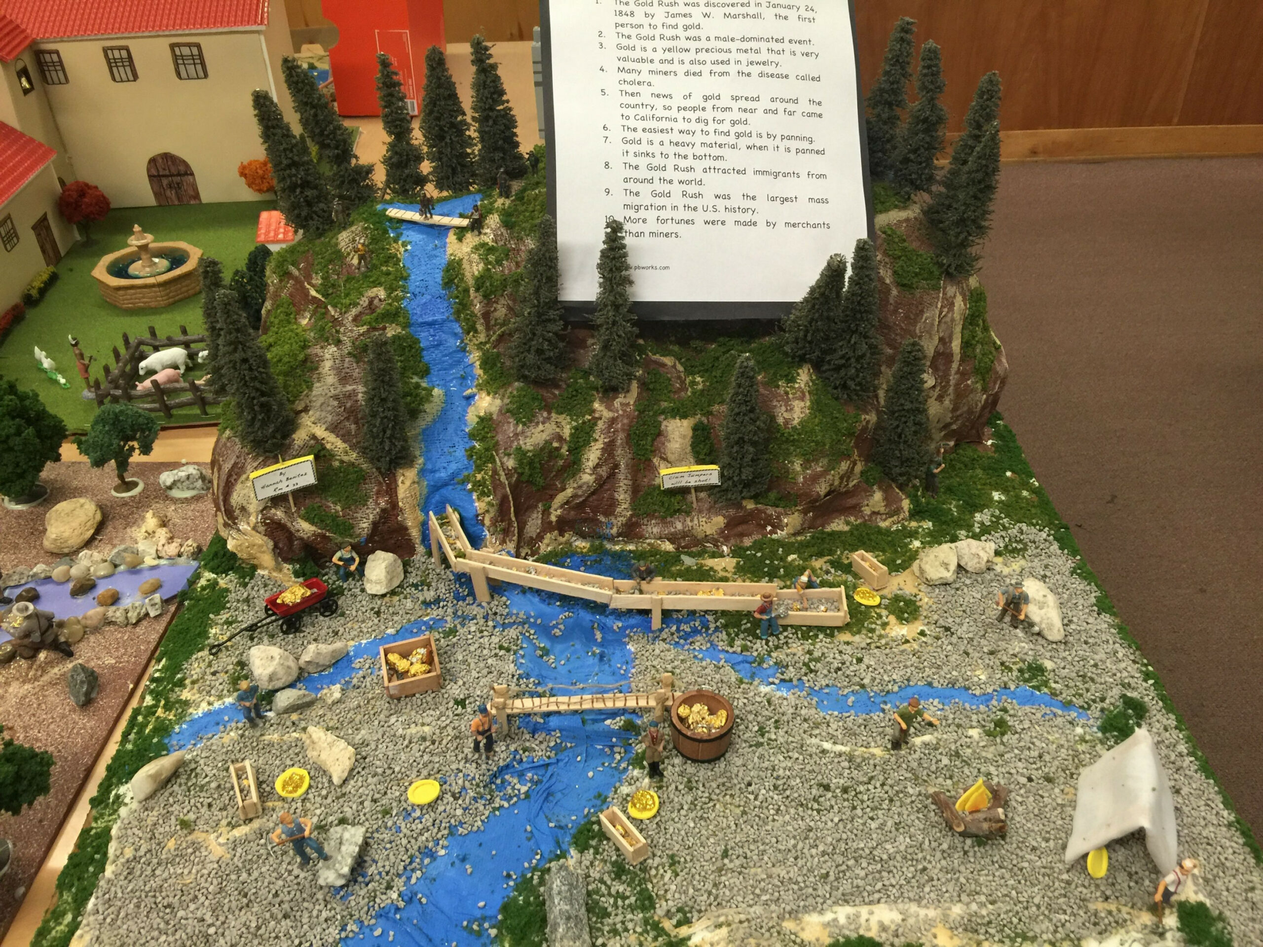 goldrush ideas yr diorama  gold rush projects, gold rush