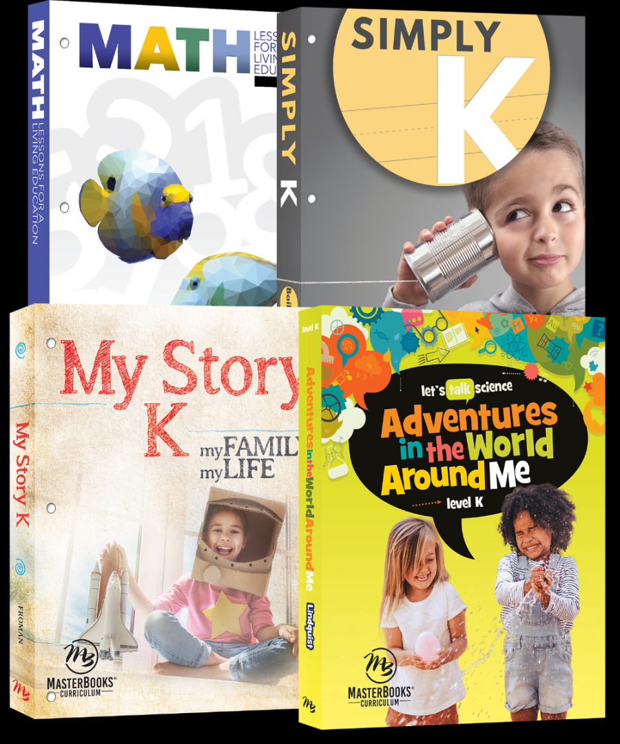 Grade K Basic  Subject Set - Master Books Curriculum - Level K