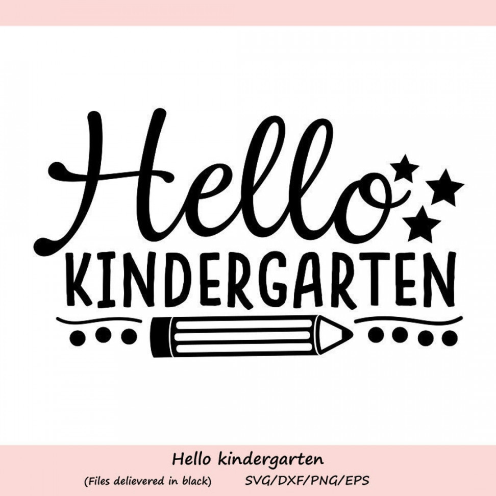 Hallo Kindergarten Svg Schule Svg zurück zur Schule Svg - Etsy