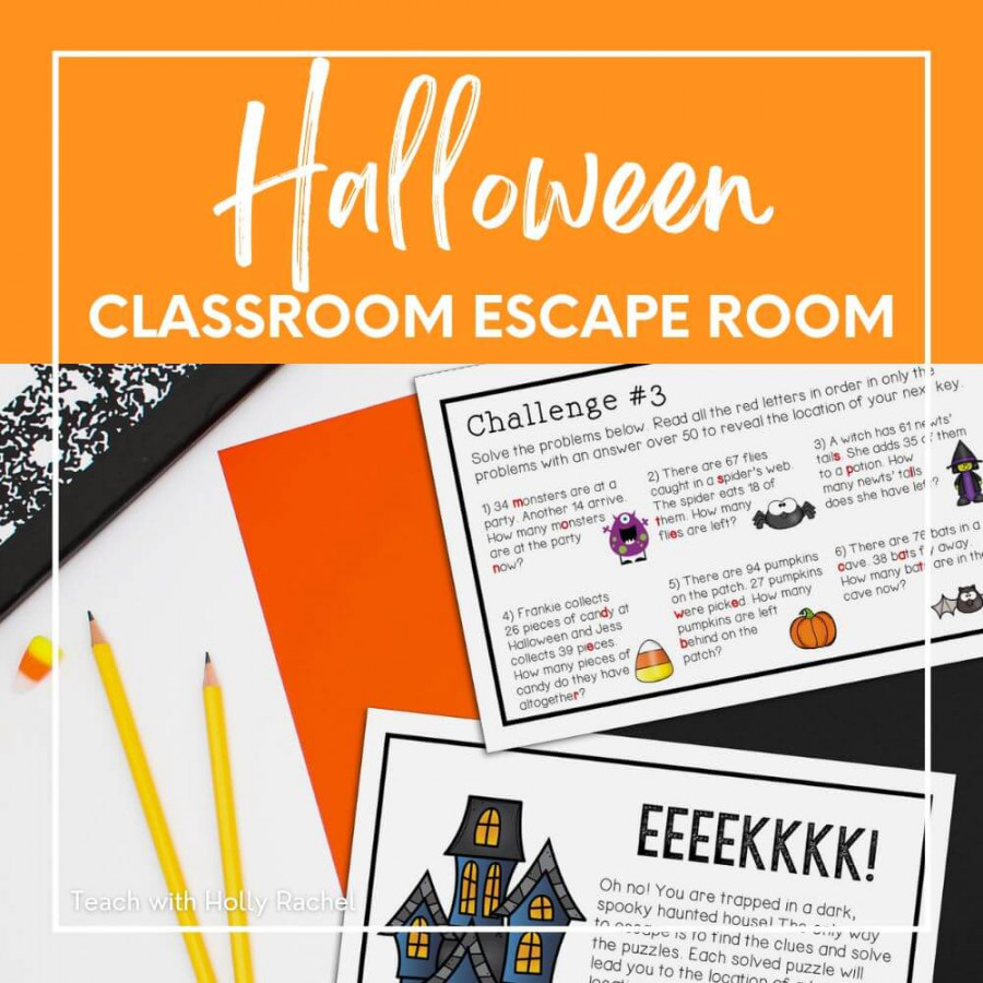 Halloween Classroom Escape Room - Teach with Holly Rachel