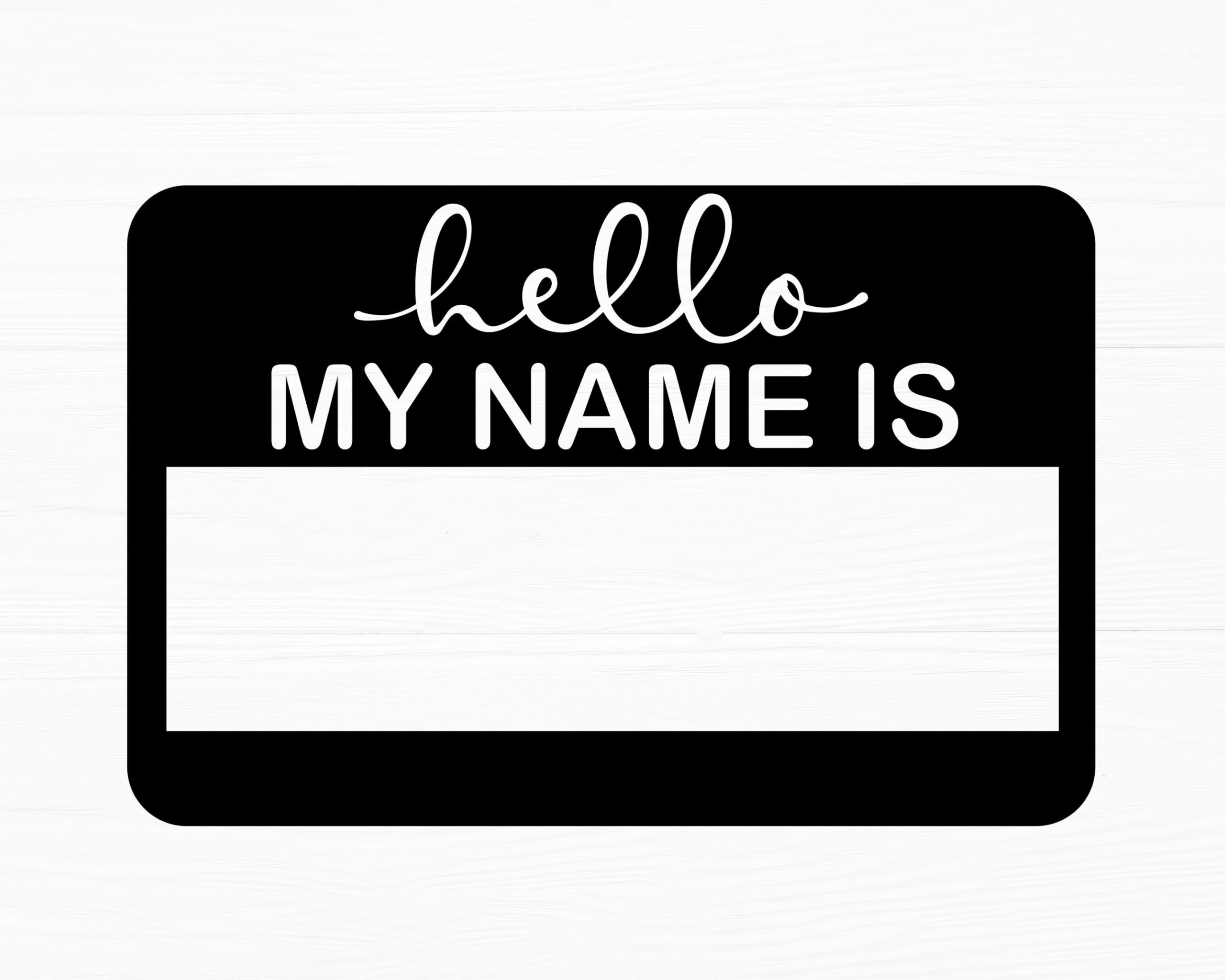 Hello My Name Is Svg Hello Svg Name Tag Svg Baby Svg Newborn Svg Name Badge  Svg Hello my name is Svg Files for Cricut