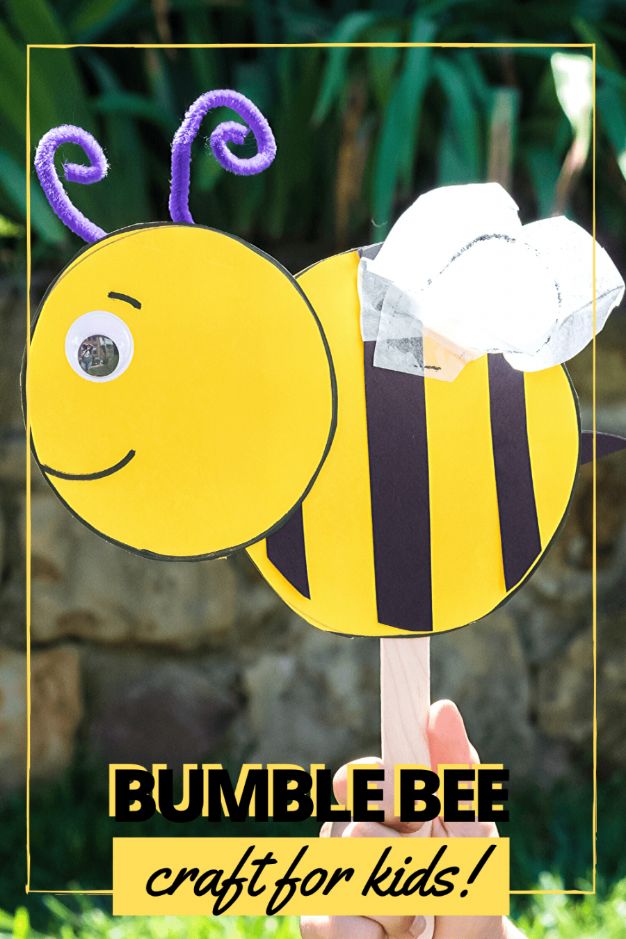 How to Make a Simple Preschool Bumble Bee Craft