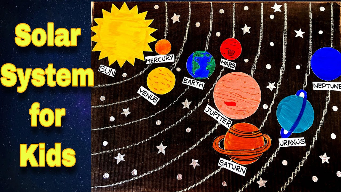 How to make Solar System for kids/DIY Science project for Preschool and  kindergarten