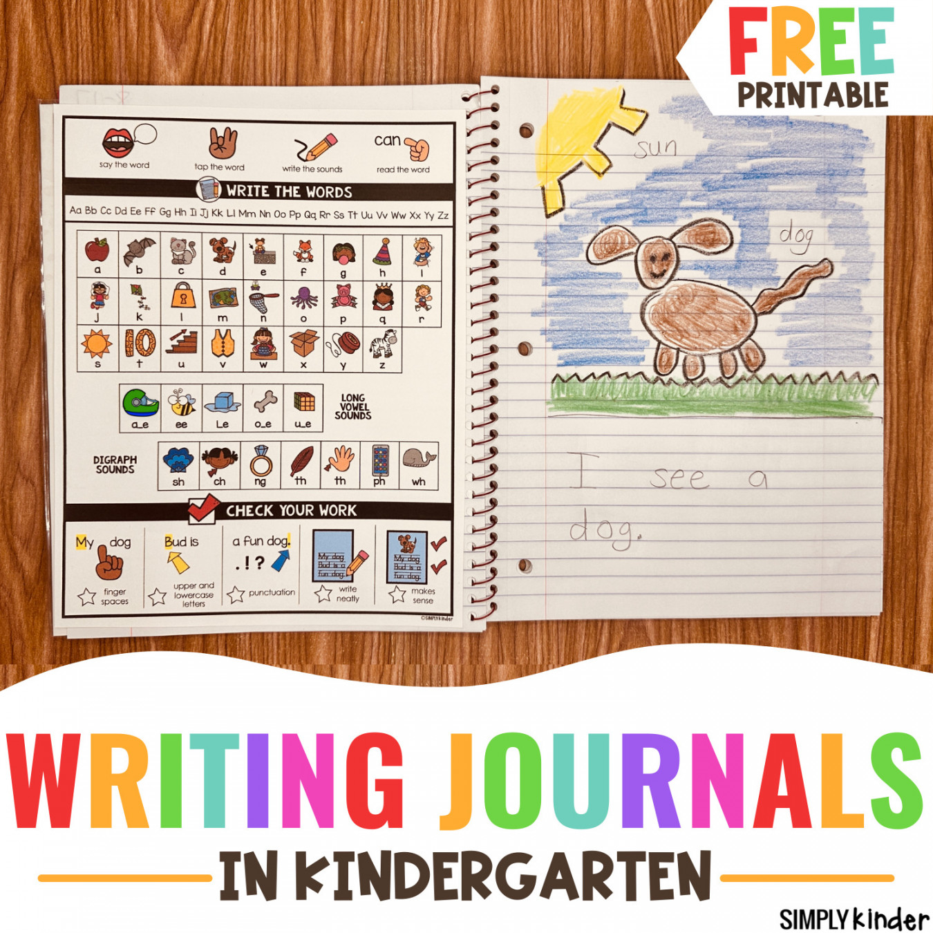 How-to-Use Writing Journals in Kindergarten - Simply Kinder