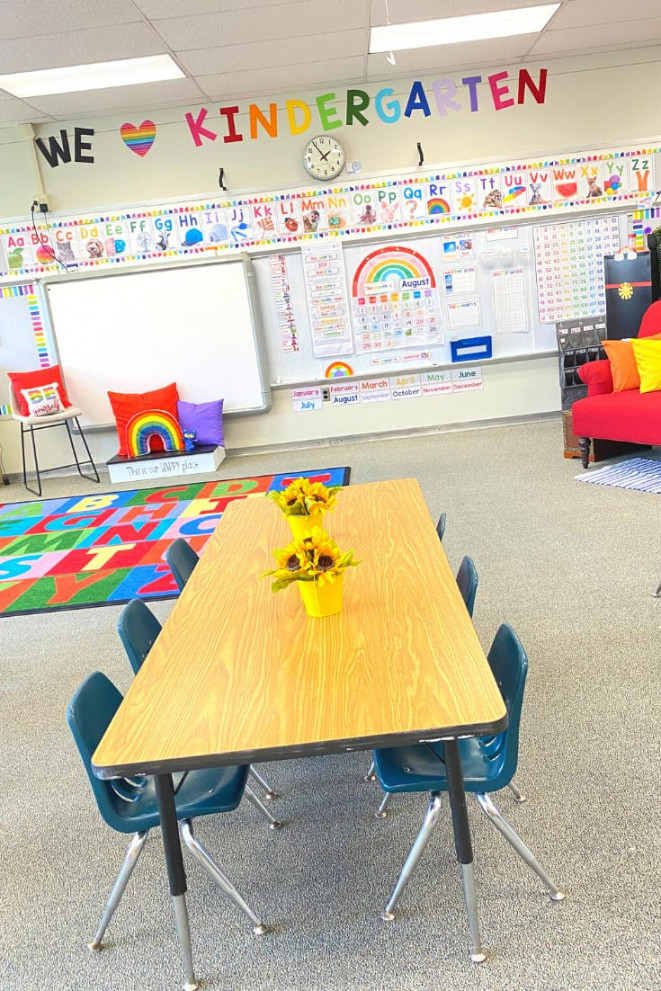 Ideas for Setting Up a Kindergarten Classroom - Polka Dots Please