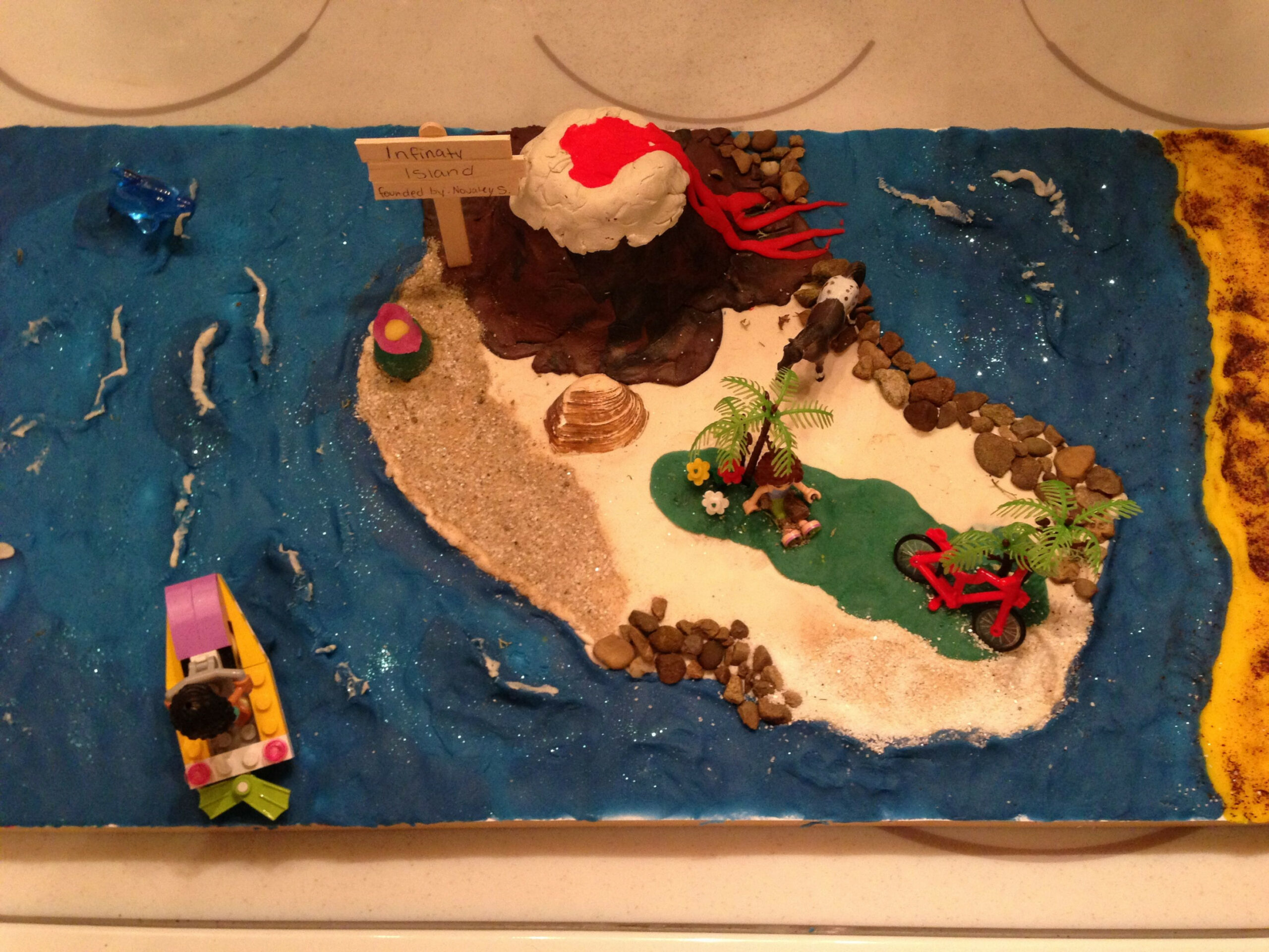 Island school project  School projects, Landform projects, Kids