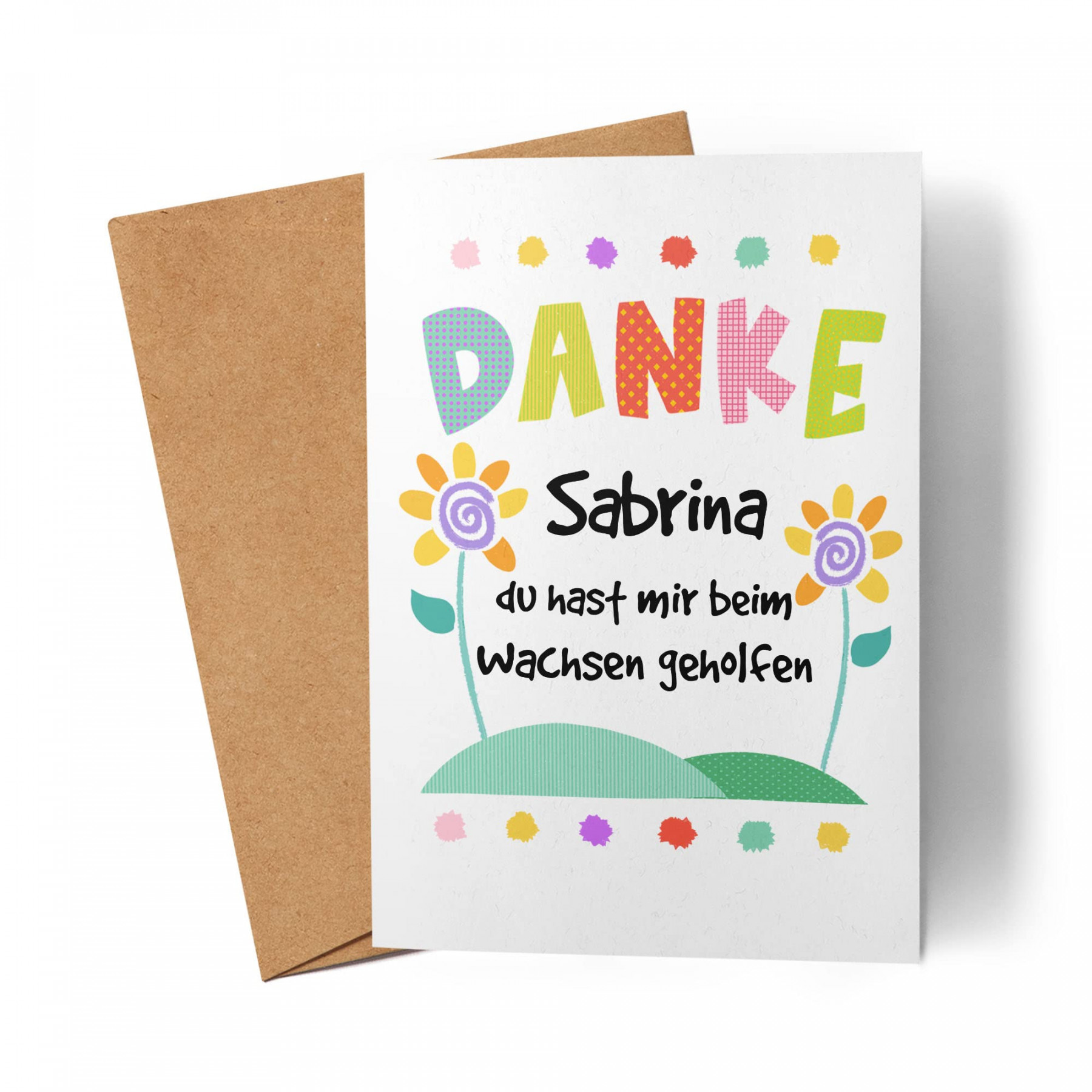 Kiddle-Design Dankeskarte Erzieher Dankeschön Karte Kindergärtnerin  Erzieherin Geschenk Danke Kindergarten Kita Abschied Tagesmutter