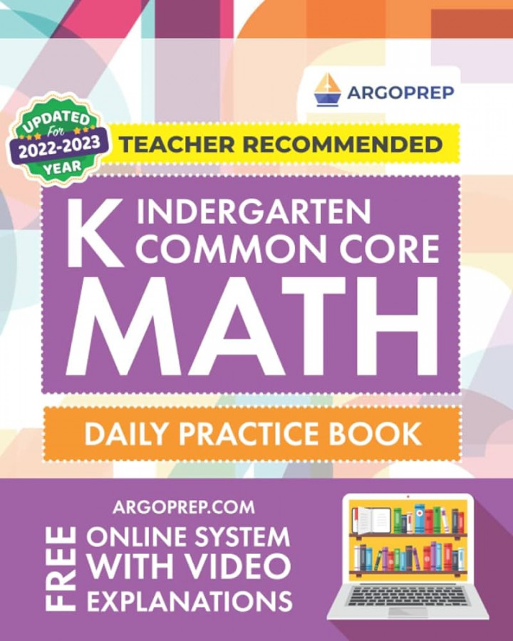 Kindergarten Common Core Math: Daily Practice Workbook  +