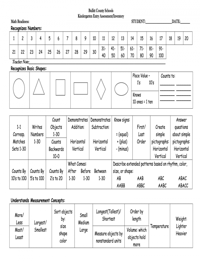 Kindergarten entry assessment pdf: Fill out & sign online  DocHub