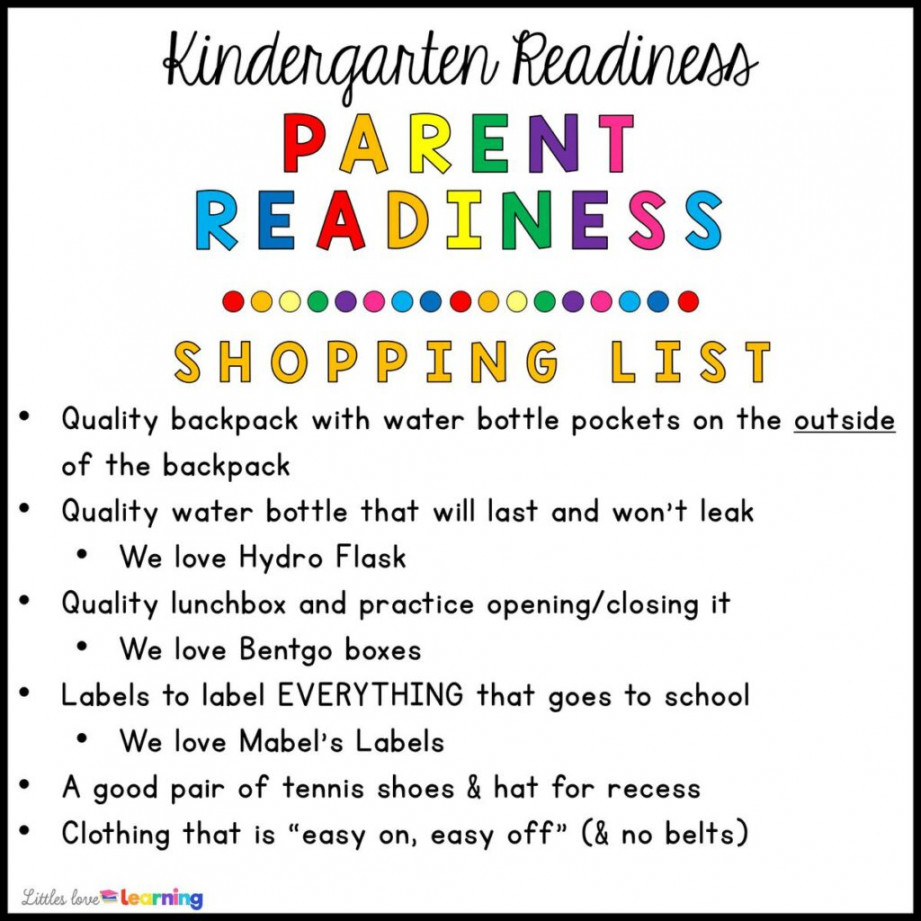 Kindergarten Readiness: Parent Readiness Tips