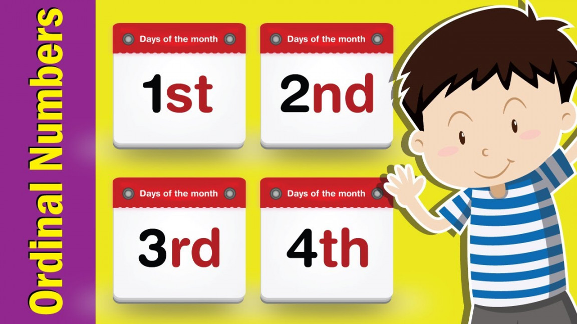 Learn Ordinal Numbers in English  Fun Kids English