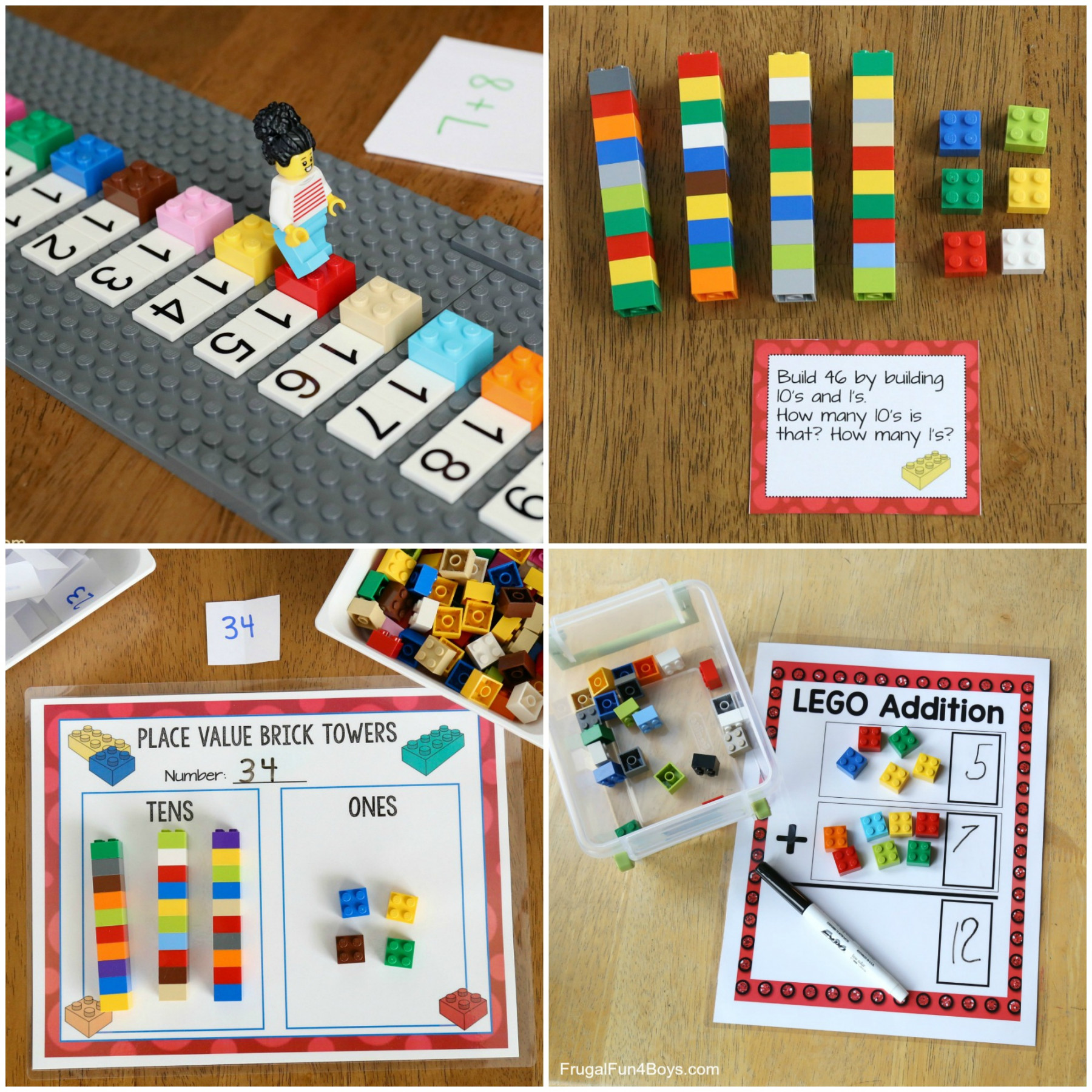 LEGO Math Activities for Elementary Kids - Frugal Fun For Boys and