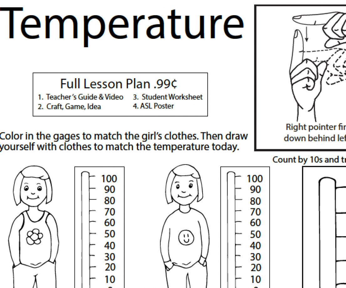 Lesson Plan- Temperature - ASL Teaching Resources