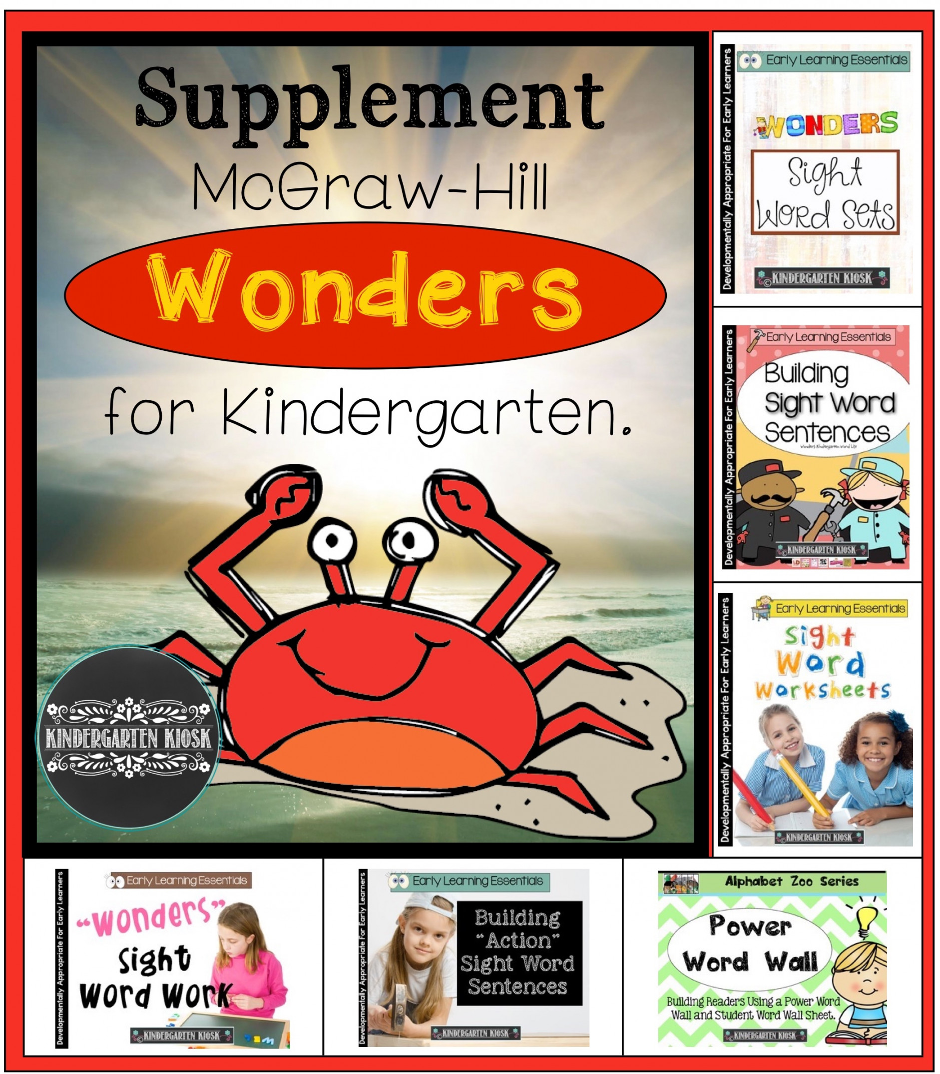 McGraw Hill Reading Wonders for Kindergarten — Kindergarten Kiosk