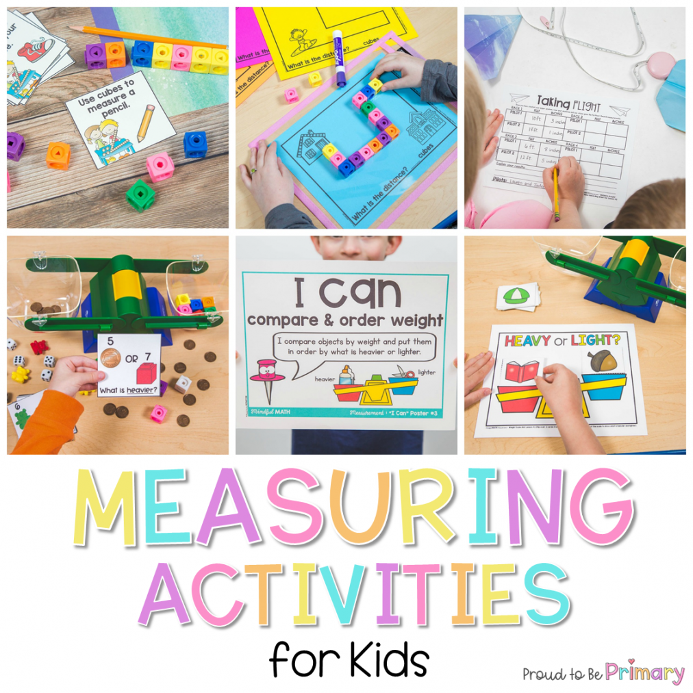 Measurement Activities for Kids at Home or in the Classroom