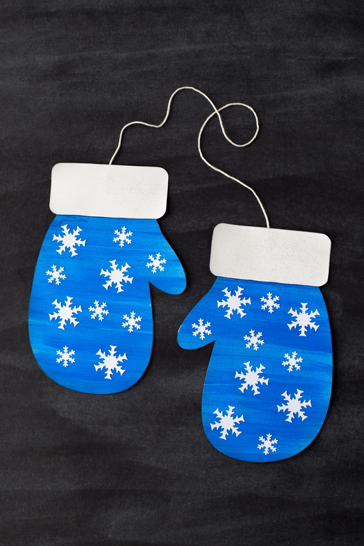 Mitten Craft with Printable Mitten Pattern for Kids  Fireflies