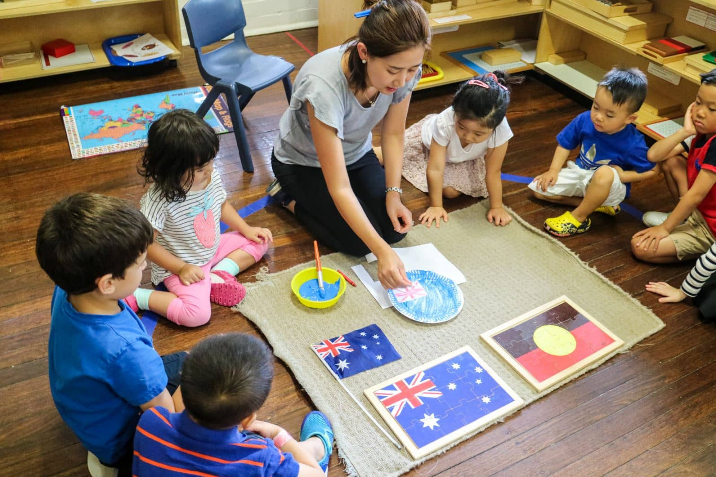 Montessori Academy Celebrates Australia Day at Strathfield Campus