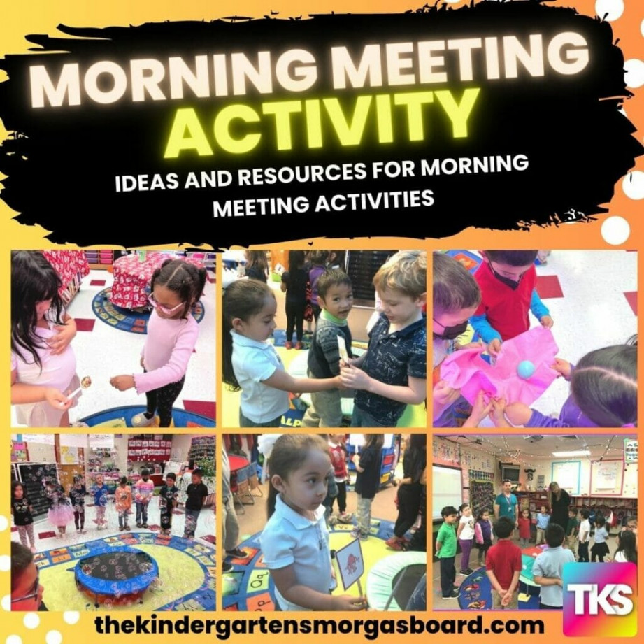 Morning Meeting Activity – The Kindergarten Smorgasboard