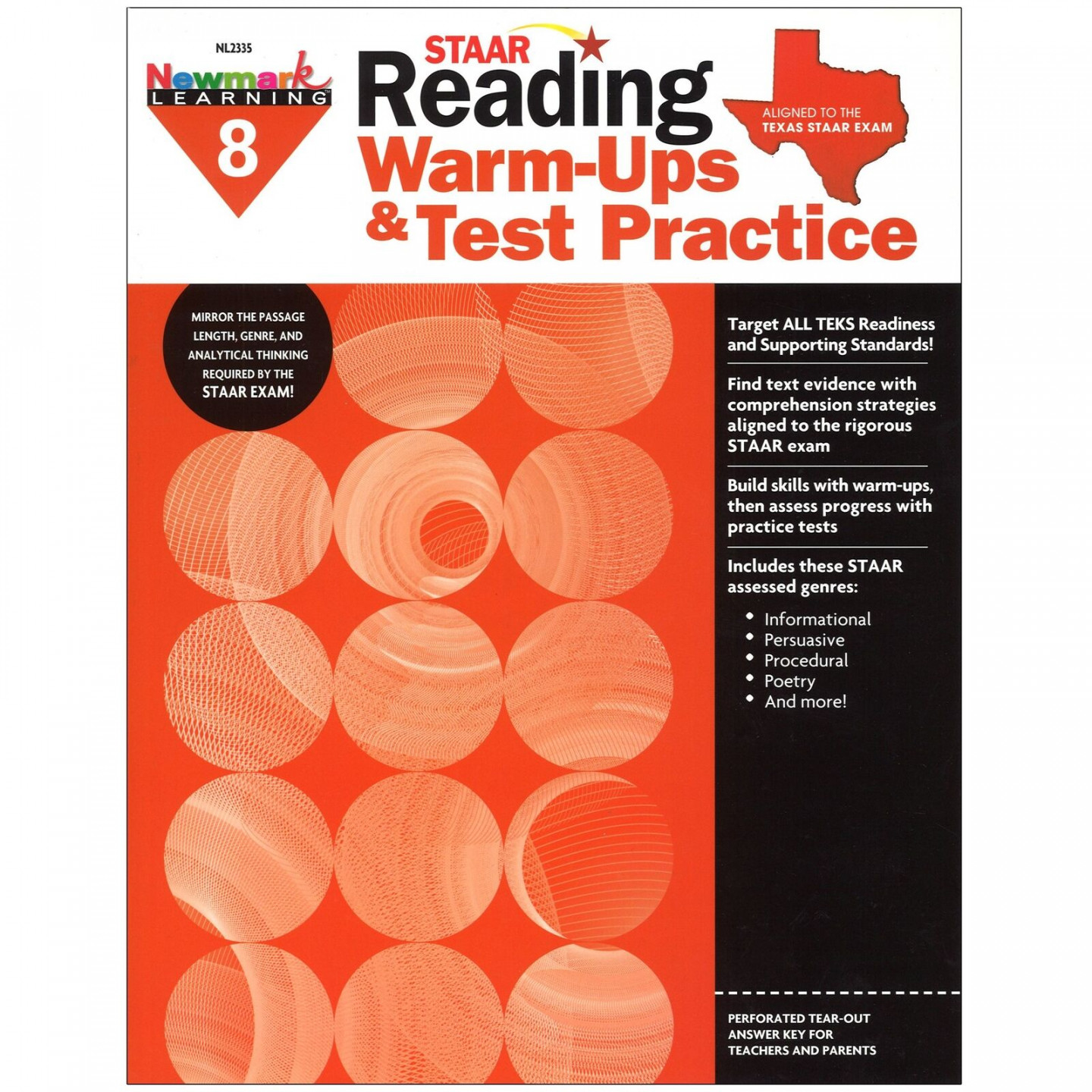 Newmark Learning STAAR Reading Warm-Ups & Test Practice Grade