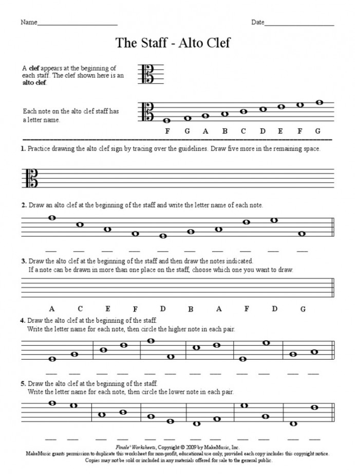 Notes of The Alto Clef  PDF