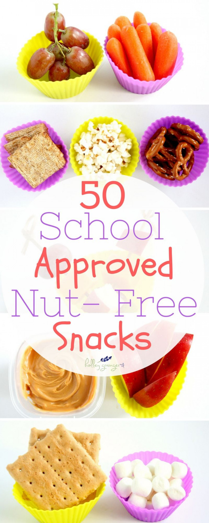 + Nut-Free Snacks for School  Holley Grainger, MS, RD  Nut