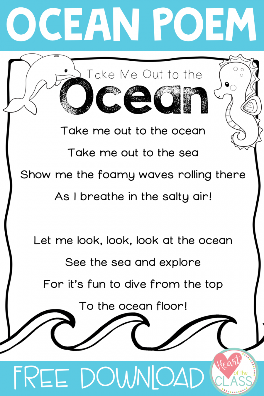 Ocean Unit Activities  Ocean poem, Ocean unit, Ocean lesson plans