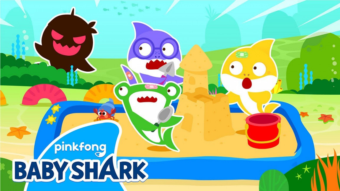 OUCH! Thief Baby Shark Got a Boo-Boo at Kindergarten  Baby Shark Stories   Baby Shark Official