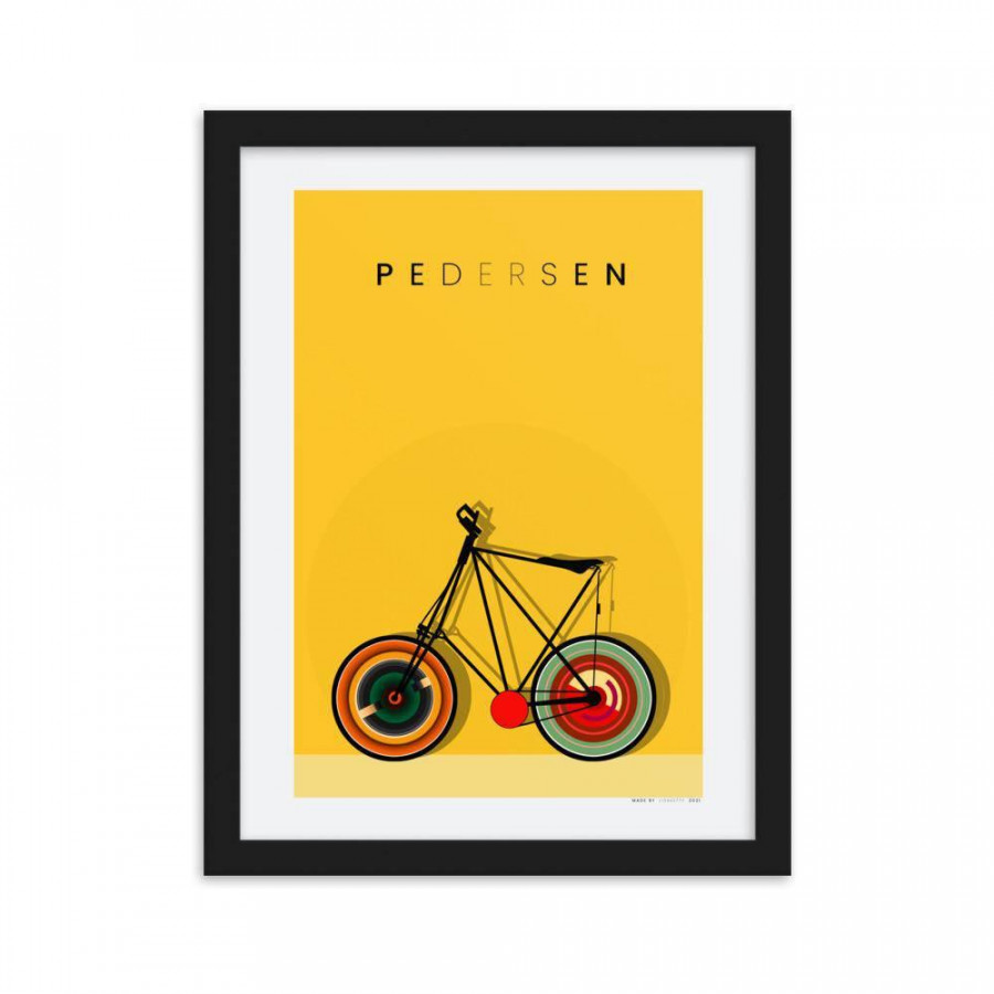 Pedersen Bike Framed Poster