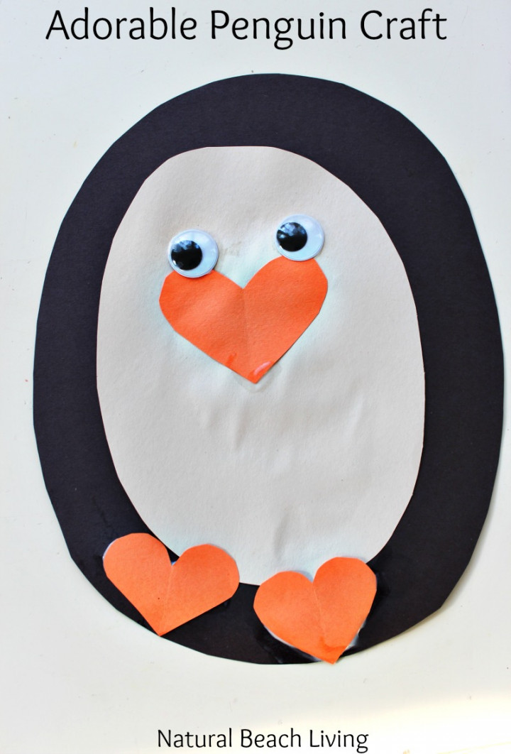 Penguin Craft Preschool Activity - Easy Penguin Activities for