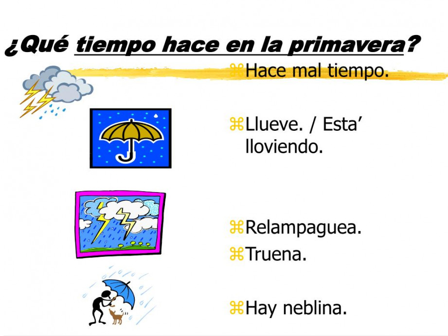 PPT - Las Estaciones y El Tiempo PowerPoint Presentation, free