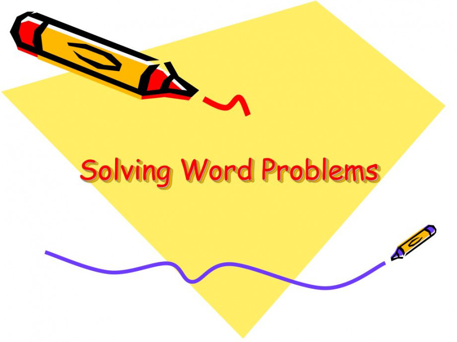 PPT - Solving Word Problems PowerPoint Presentation, free download