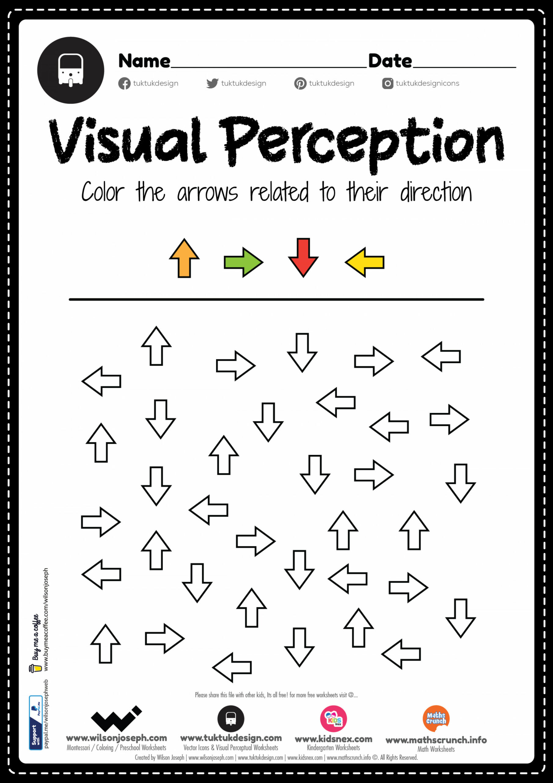 Preschool & Kindergarten Worksheets - Free Printable PDF