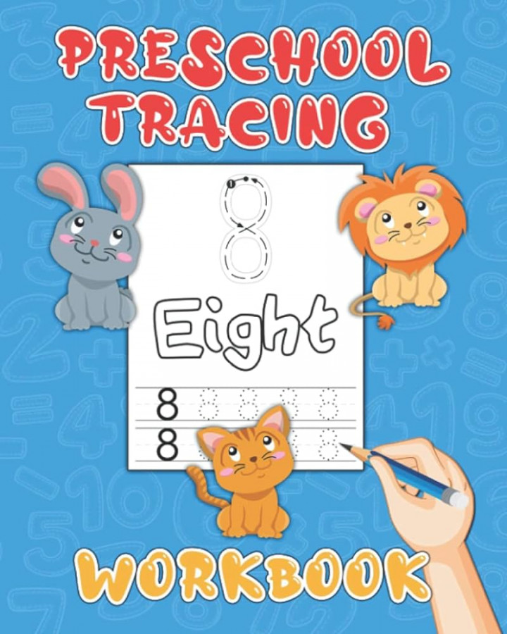 Preschool Tracing Workbook: Reflex Math for kids book Ages -